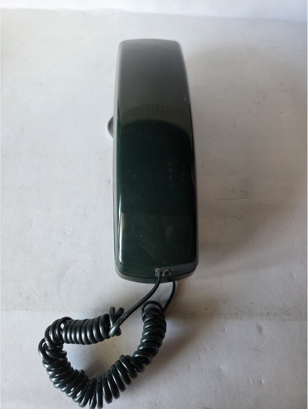 Vintage Unisonic  Forest Green Trimline phone push button Large Button A7